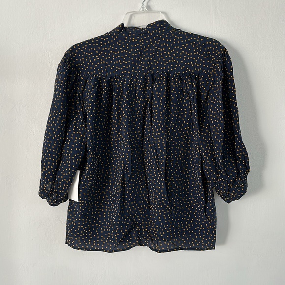 Frame Silk Blouse Cali Polka Dot NWT - Picture 5 of 10